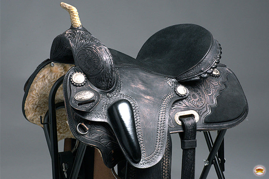 HILASON Flex Tree Western Horse Saddle American Leather Trail Barrel Racing | for Horses