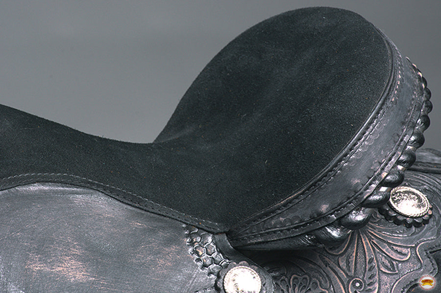 HILASON Flex Tree Western Horse Saddle American Leather Trail Barrel Racing | for Horses