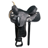 Flex Tree Western Horse Saddle American Leather Trail Barrel Racing - Uhorse