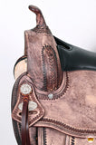 HILASON Western Horse Saddle American Leather Flex Tree Trail & Pleasure Brown