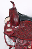 HILASON Western Horse Saddle American Leather Flex Tree Trail & Pleasure Mahogany | for Horses
