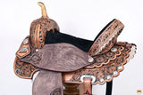 HILASON Flex Tree Western Horse Saddle American Leather Trail Barrel Racing | for Horses
