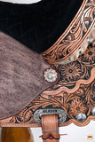 HILASON Flex Tree Western Horse Saddle American Leather Trail Barrel Racing | for Horses