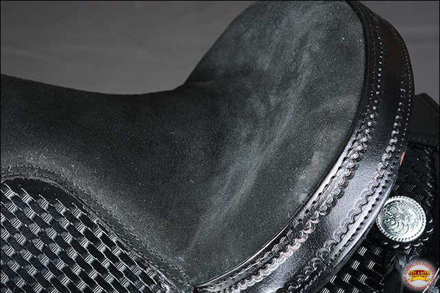 Flex Tree Western Horse Saddle American Leather Barrel Trail & Pleasure Brown By Hilason