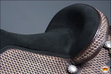 Flex Tree Western Horse Saddle American Leather Barre Trail & Pleasure Brown By Hilason