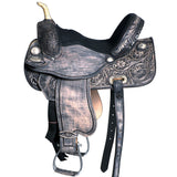 Flex Tree Western Horse Saddle American Leather Trail Barrel By Hilason