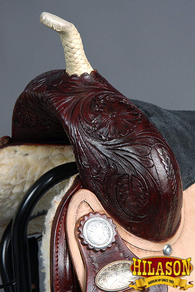 Flex Tree Western Horse Saddle American Leather Trail Barrel By Hilason