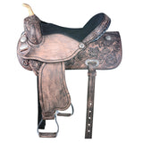 Flex Tree Western Horse Saddle American Leather Trail Barrel - Uhorse