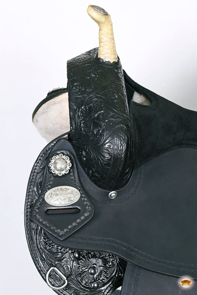 HILASON Flex Tree Western Horse Saddle American Leather Trail Barrel Racing | for Horses