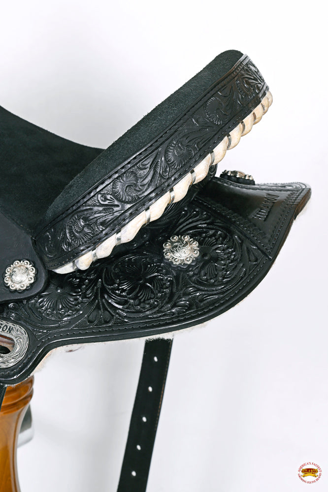 HILASON Flex Tree Western Horse Saddle American Leather Trail Barrel Racing | for Horses