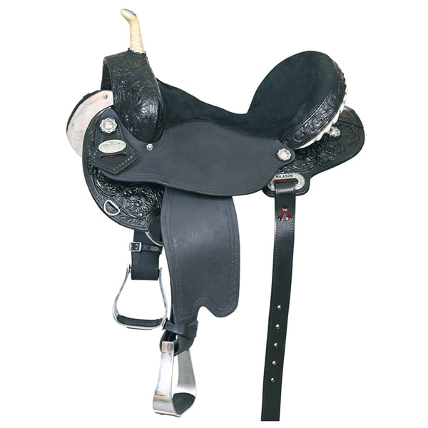 Flex Tree Western Horse Saddle American Leather Trail Barrel Racing - Uhorse