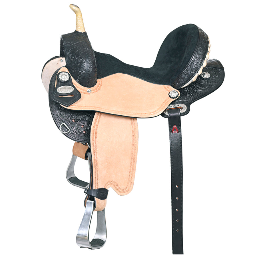 13 In Flex Tree Western Horse Saddle American Leather Trail Barrel Racing - Uhorse