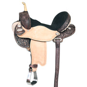 Flex Tree W. H. Saddle American Leather Trail Barrel Racing By Hilason