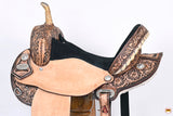 HILASON Flex Tree Western Horse Saddle American Leather Trail Barrel Racing | for Horses