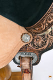 HILASON Flex Tree Western Horse Saddle American Leather Trail Barrel Racing | for Horses