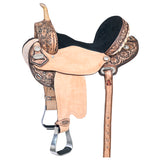 13 In Flex Tree W. H. Saddle American Leather Trail Barrel Racing By by Hilason – Cowboy and equestrian accessories