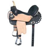 15 In Flex Tree Western Horse Saddle American Leather Trail Barrel - Uhorse