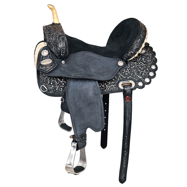 Flex Tree Western Horse Saddle American Leather Trail Barrel - Uhorse