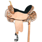 17 In Flex Tree Western Horse Saddle American Leather Trail Barrel - Uhorse