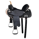 15 In Flex Tree Western Horse Saddle American Leather Trail Barrel - Uhorse