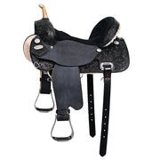 Flex Tree Western Horse Saddle American Leather Trail Barrel By Hilason