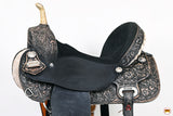 Flex Tree Western Horse Saddle In American Leather Barrel Trail Hilason
