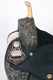 Hilason Flex Tree Western Horse Saddle American Leather Trail Barrel