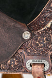 Flex Tree Western Horse Saddle American Leather Trail Barrel By Hilason