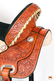 Flex Tree Western Horse Saddle American Leather Trail Barrel By Hilason