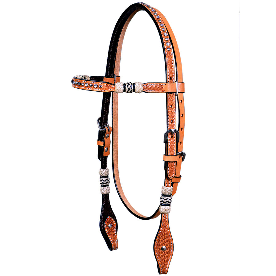 HILASON Western Horse Headstall Bridle American Leather Rawhide