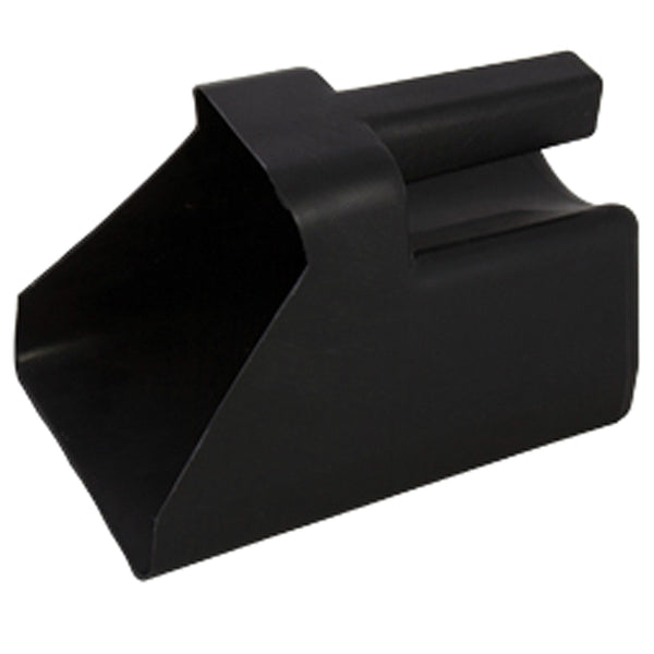 Black synthetic feed scoop - Uhorse
