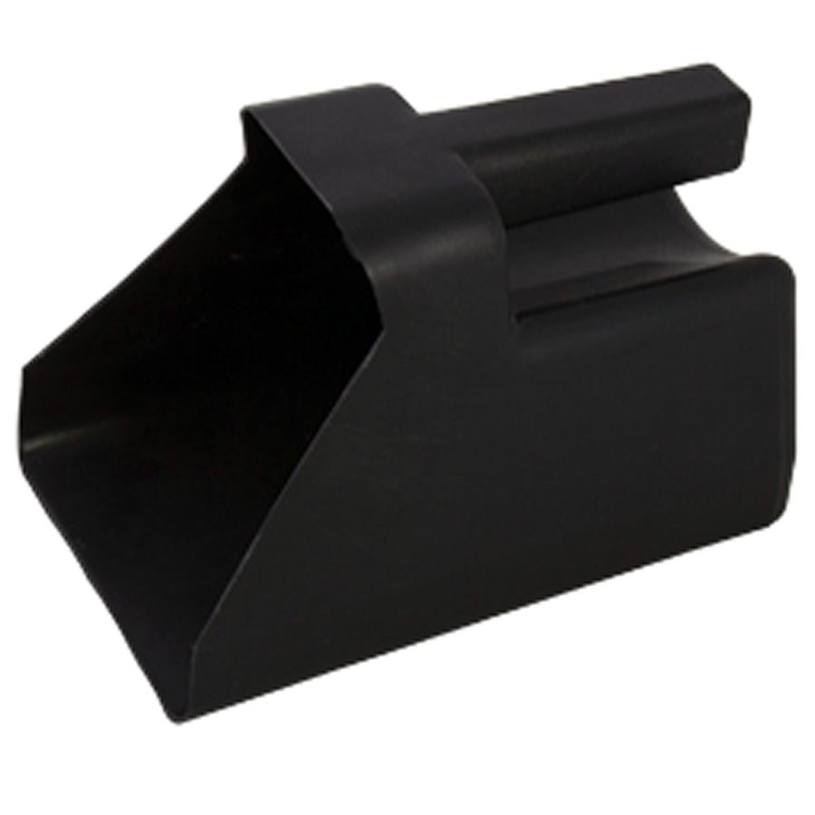 Black synthetic feed scoop - Uhorse