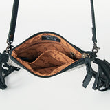 American Darling ADBGS141 Small Crossbody Hair-On Genuine Leather Women Bag Western Handbag Purse