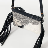 American Darling ADBGS141 Small Crossbody Hair-On Genuine Leather Women Bag Western Handbag Purse