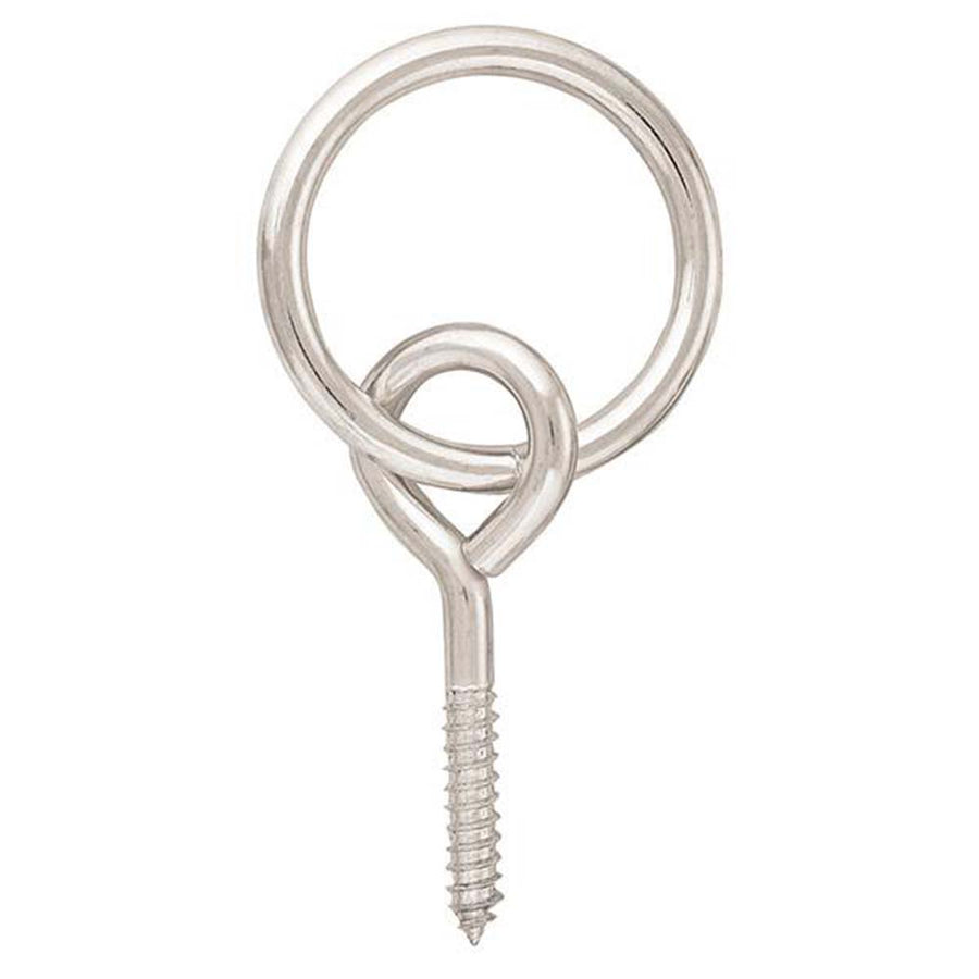 Pack Of 16 HILASON 2" X 7 Mm Screw Eye N Ring Point Bites Wood Easily Steel Wire - Uhorse
