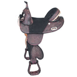 HILASON W. H. Trail Barrel Racing American Leather Saddle | Treeless by Hilason – Cowboy and equestrian accessories