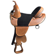 Hilason Western Horse Trail Barrel Racing American Leather Saddle