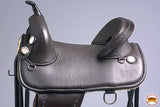 HILASON Western Horse Saddle Treeless Trail Barrel Leather | Horse Saddle | Western Saddle | Treeless Saddle | Saddle for Horses | Horse Leather Saddle