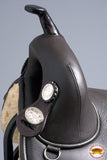 HILASON Western Horse Saddle Treeless Trail Barrel Leather | Horse Saddle | Western Saddle | Treeless Saddle | Saddle for Horses | Horse Leather Saddle