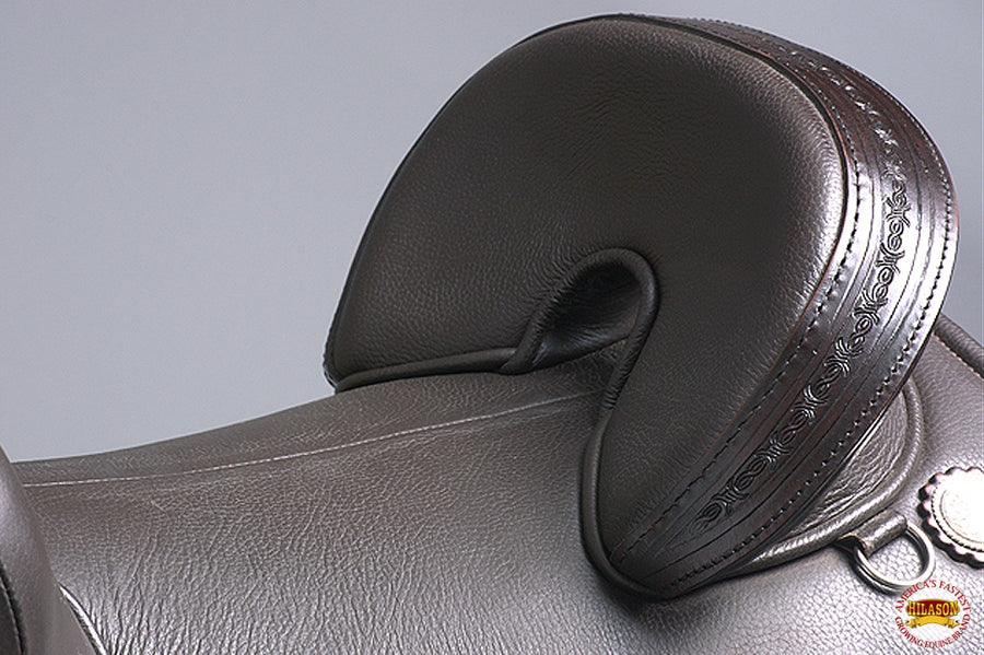 HILASON Western Horse Saddle Treeless Trail Barrel Leather | for Horses