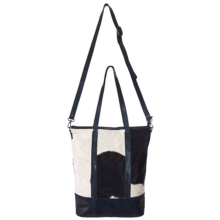 American Darling Women's Tote Bag Hair-On Genuine Leather Handbag and Ladies Purse