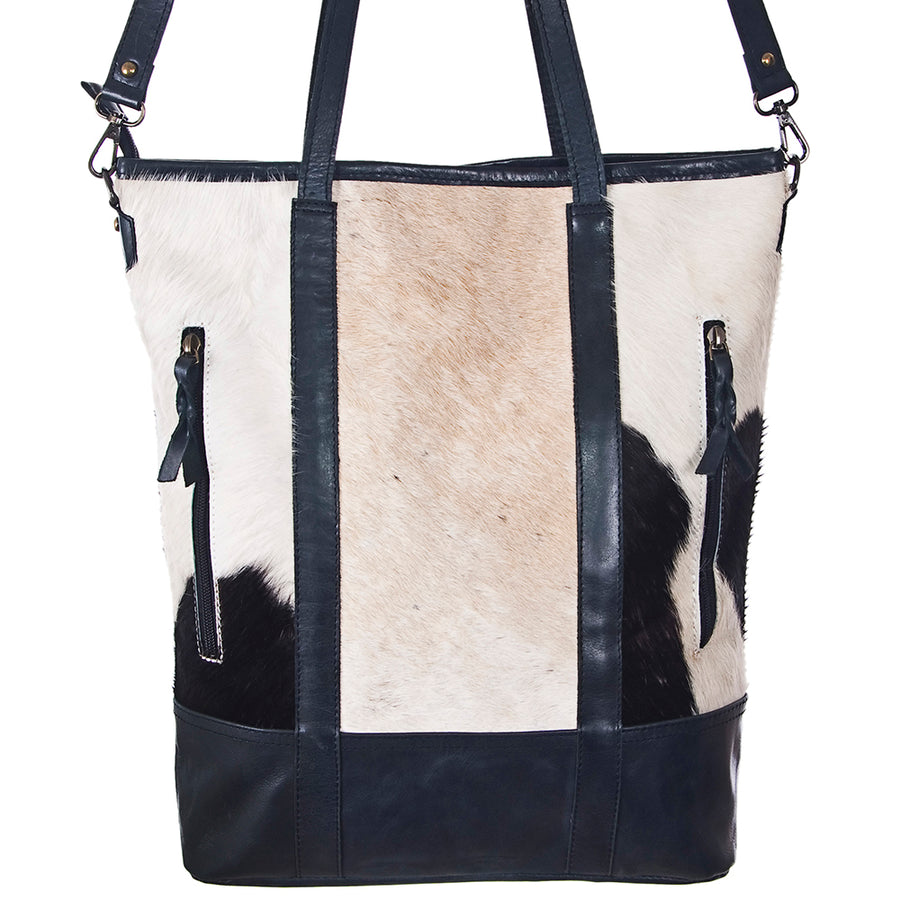American Darling Women's Tote Bag Hair-On Genuine Leather Handbag and Ladies Purse