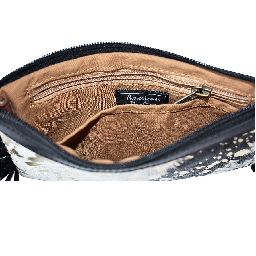 American Darling Small Crossbody Hair On Genuine Leather Western Women Bag Handbag Purse | for Cute