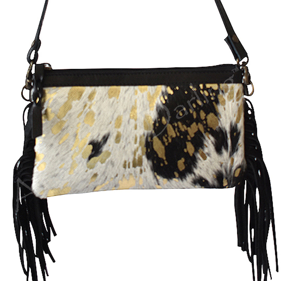 American Darling Small Crossbody Hair-On Genuine Leather Western Women Bag Handbag Purse | for Cute - Uhorse