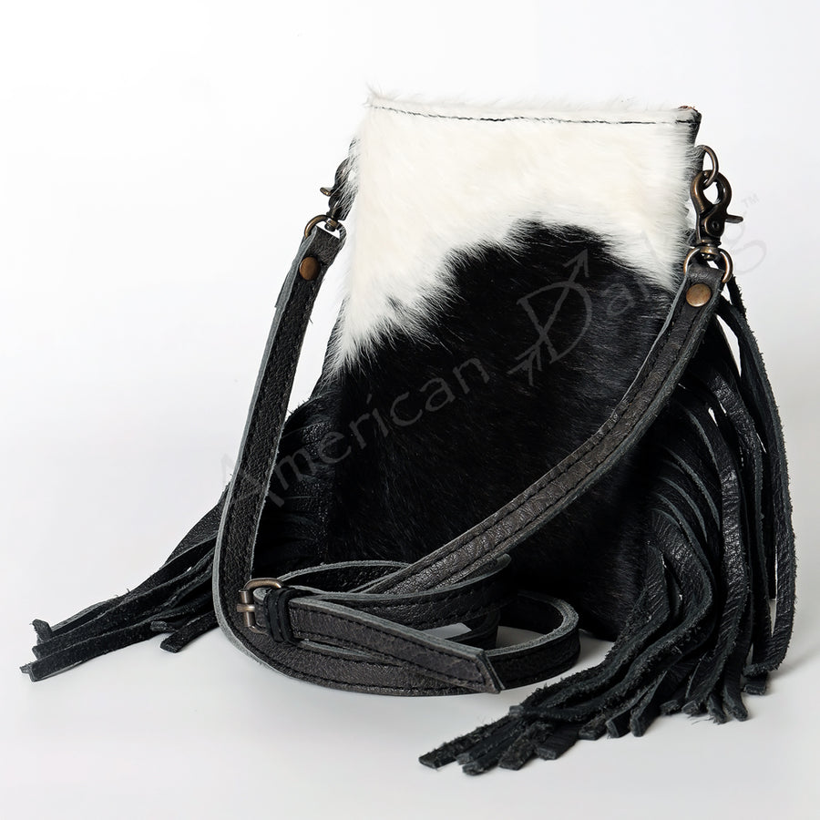 American Darling Cross Body Hair-On Genuine Leather Western Women Bag | Pink Handbag Purse Crossbody for Cute - Uhorse