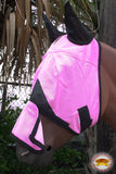 Horse FlyÂ MeshÂ Mask SpringÂ SummerÂ AirflowÂ Uv MosquitoesÂ Â Equine Pink