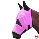 Horse FlyÂ MeshÂ Mask SpringÂ SummerÂ AirflowÂ Uv MosquitoesÂ Â Equine Pink