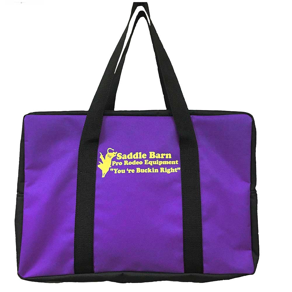 Saddle Barn Pro Rodeo Youth Gear Bag Zippered Closure Nylon Straps Purple