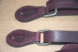 HILASON Pro Rodeo Leather Bull Riding Spur Straps Heavy Duty Fold-Back Design