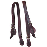 HILASON Pro Rodeo Leather Bull Riding Spur Straps Heavy Duty Fold-Back Design